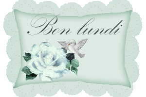 Gif animé Bon lundi carte
